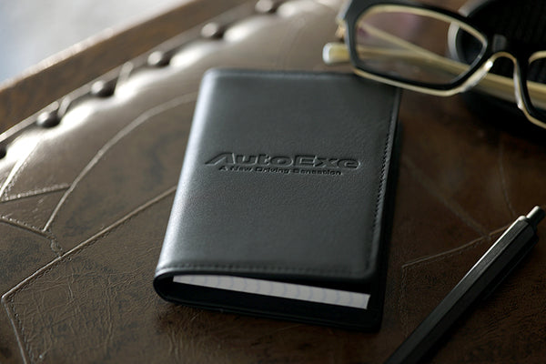 RHODIA genuine leather original cover + block memo AutoExe custom