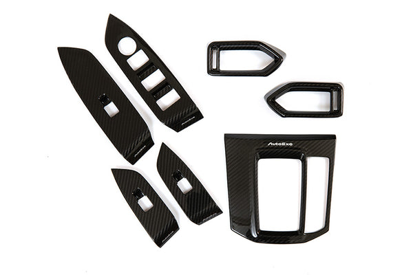 Carbon interior panel set