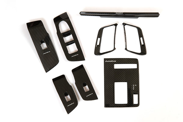 Carbon interior panel set