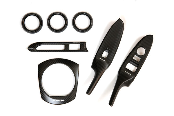 Carbon interior panel set